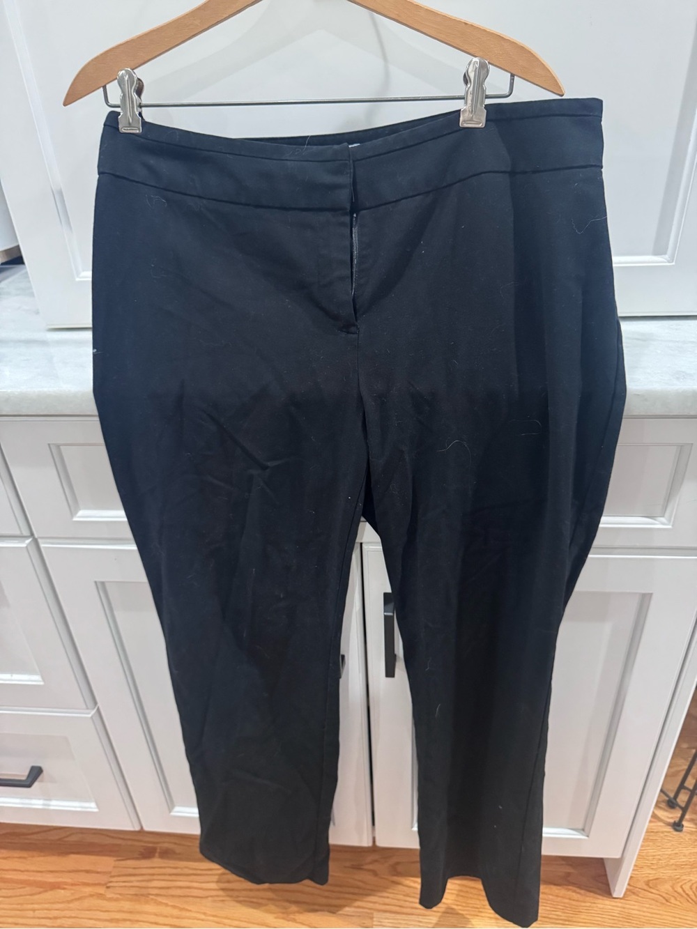 Charter Club Black Boot-Cut Dress Pants